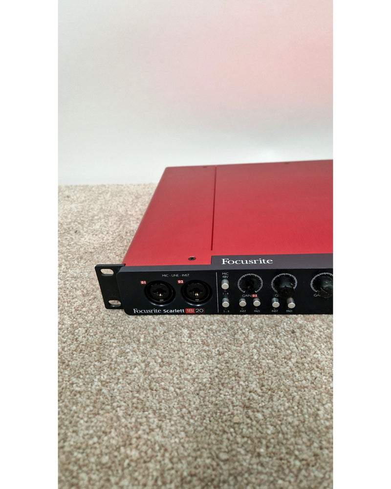Focusrite Scarlett 18i20 1st Gen - Audio Interface - Red - Good w/ Original Box - image 8