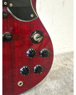 Vintage VS6 - Electric Guitar - Cherry Red - Very Good w/ Hard Case & Soft Case - Image 15
