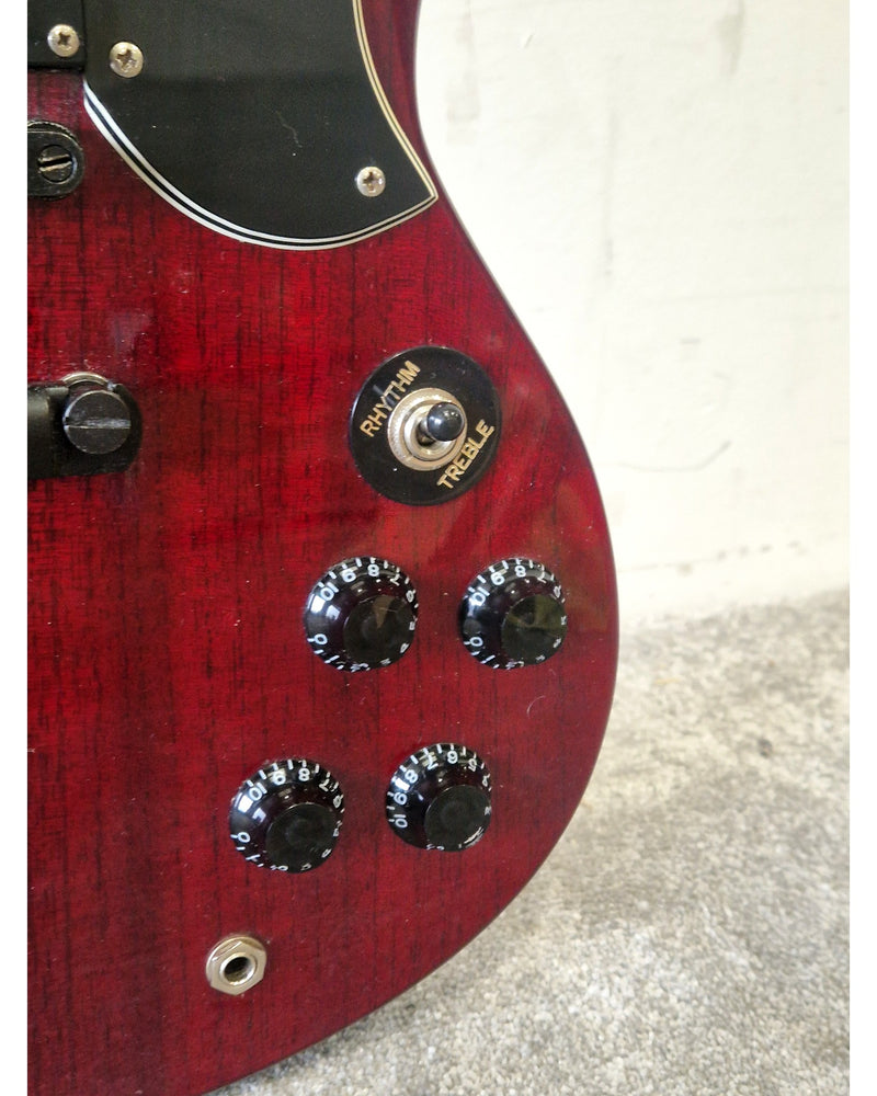 Vintage VS6 - Electric Guitar - Cherry Red - Very Good w/ Hard Case & Soft Case - Image 15