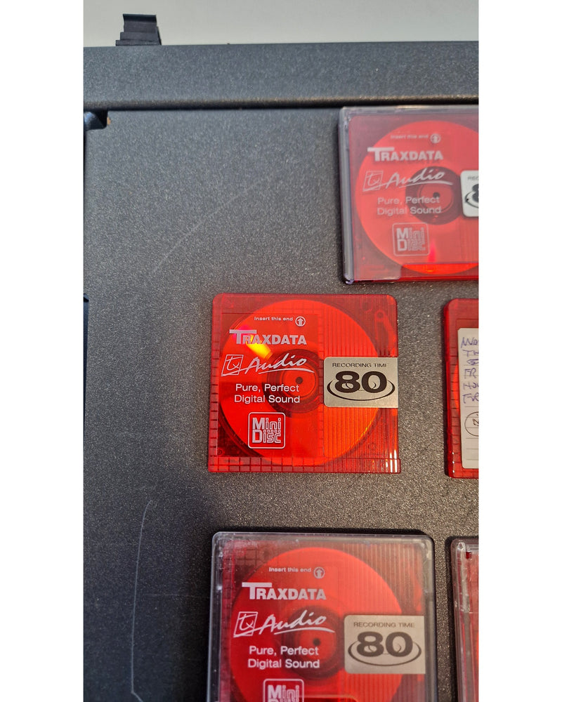 T Audio Traxdata Md 80 - Red X 5 – Minidisc - Excellent - Image 5