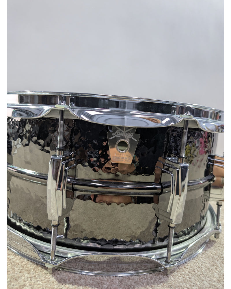 Ludwig Black Beauty Hammered 6.5" Snare - Acoustic Drum - Like New - image 12
