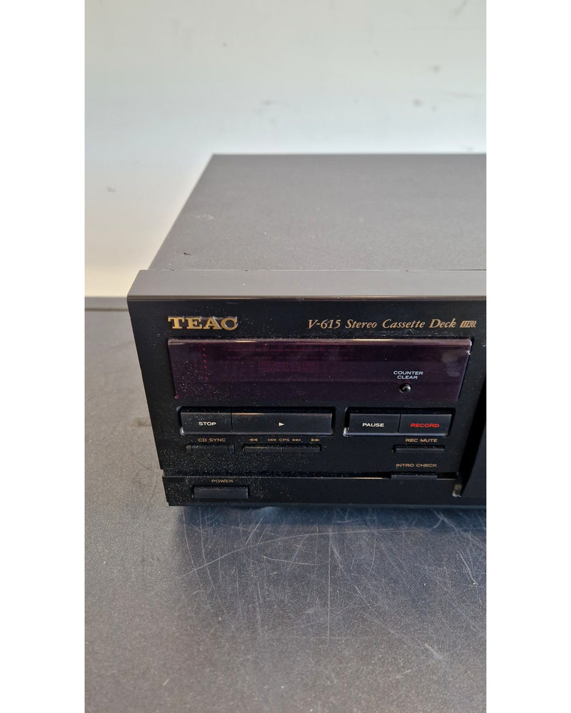 TEAC V-615 - Cassette Deck - Black - Good - Image 4