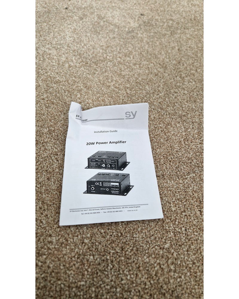 SY 20W SY-2A-20W - Like New w/ Original Box - image 4