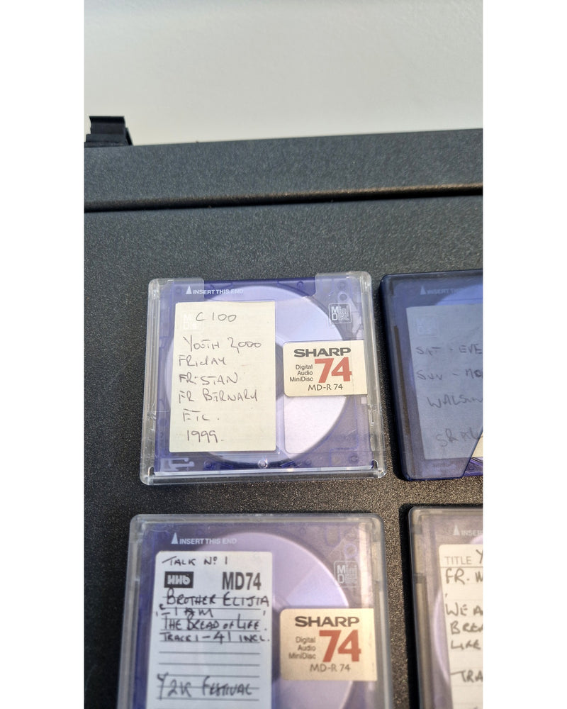 Sharp MD-R74 - Violet X 4 – MiniDisc - Good w/ Soft Case - Image 6