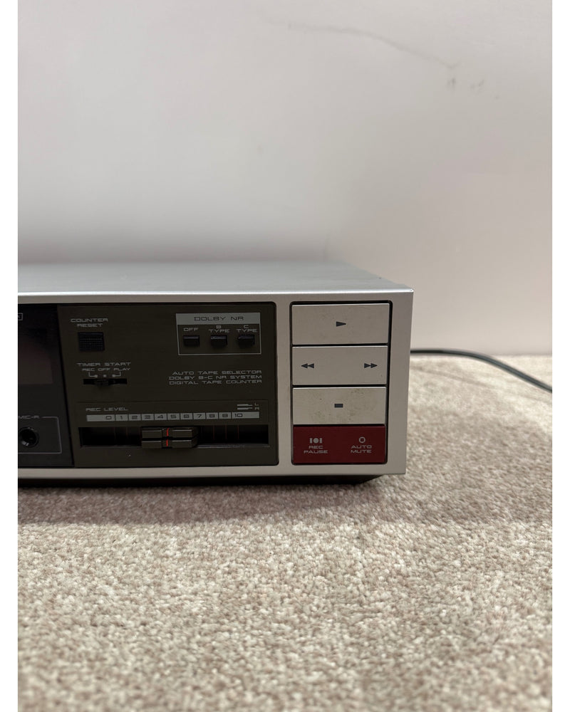 Akai HX-A3 - Cassette Deck - Silver - Fair - image 4