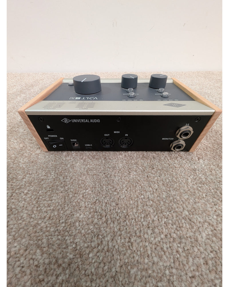 Universal Audio Volt 276 USB Audio Interface - Audio Interface - Silver/Black/Natural Wood - Excellent w/ Original Box & Cables - image 9