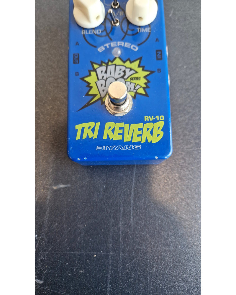 Biyang RV-10 Tri Reverb - Effects Pedal - Excellent - Image 9