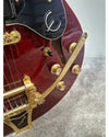 Epiphone Riviera P93 - Semi-Hollow Electric Guitar - Dark Red - Excellent w/ Hard Case - Photo 24