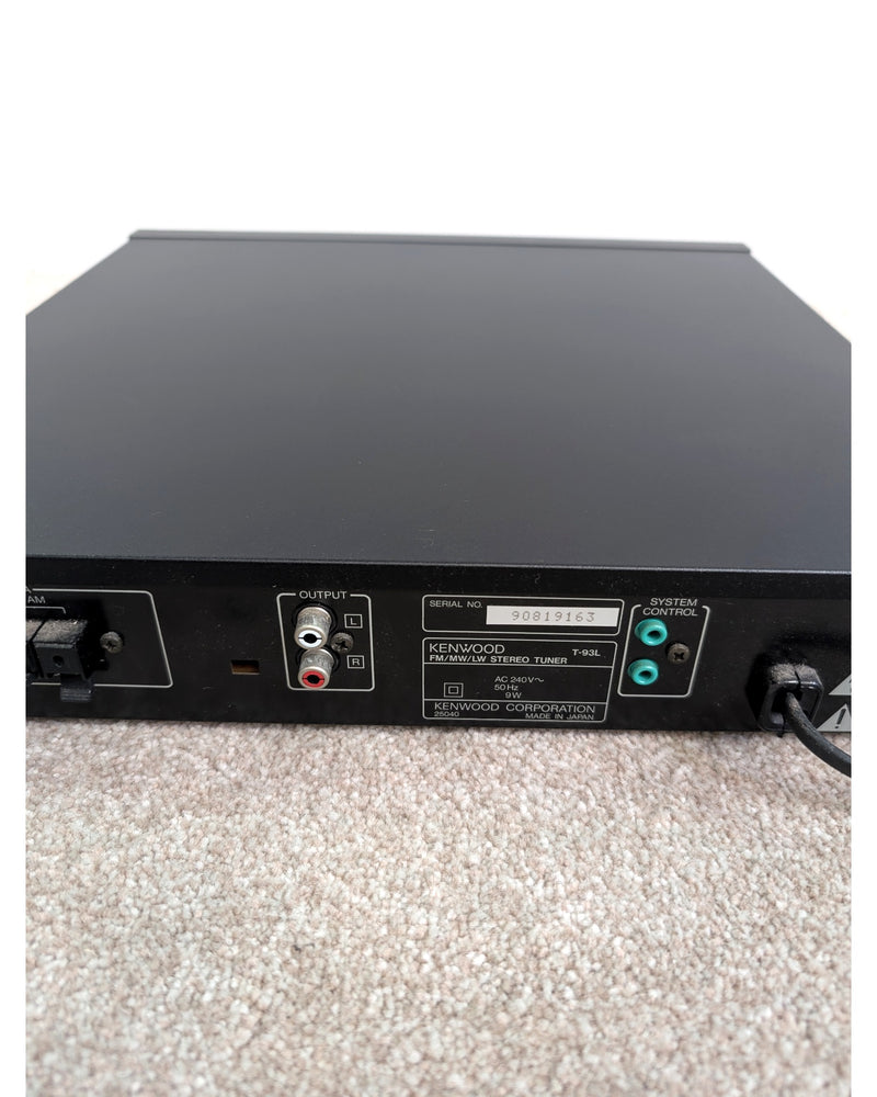 Kenwood T-93L - Hi-Fi Tuner - Black - Very Good - image 3