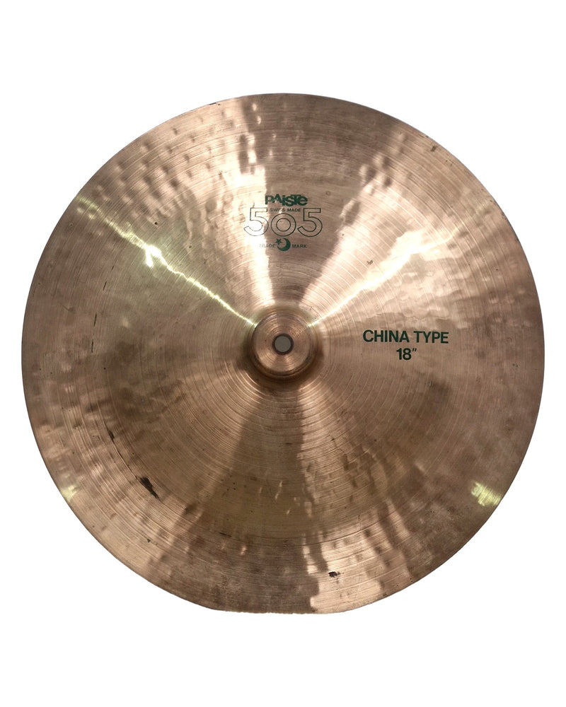 18” Paiste 505 China Type Cymbal - Cymbal - Very Good - image 1