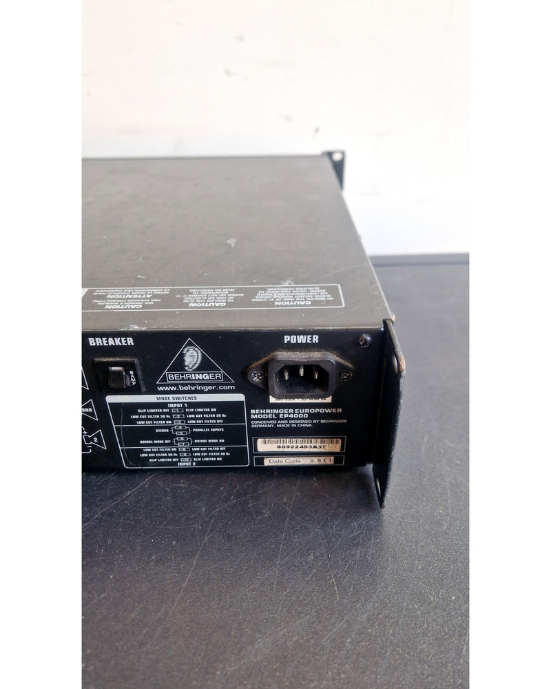 Behringer EP4000 - Power Amplifiers - Spares or Repair - Image 13