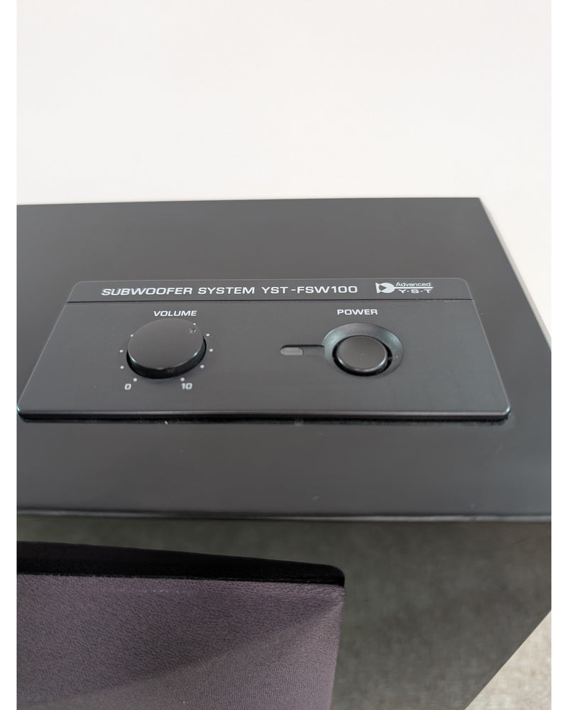 Yamaha YST-FSW100 - Subwoofer - Black - Excellent - image 8