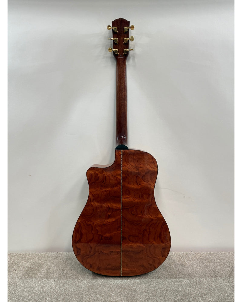 Fender CD-220SCE Bubinga - Acoustic Guitar - Natural - Like New w/ Hard Case - image 6