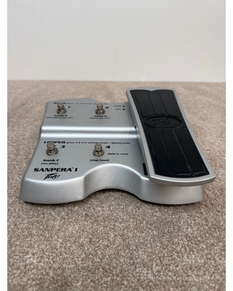 Peavey Sanpera I - Footswitch - Silver - Very Good w/ Manuals & Cables - image 4