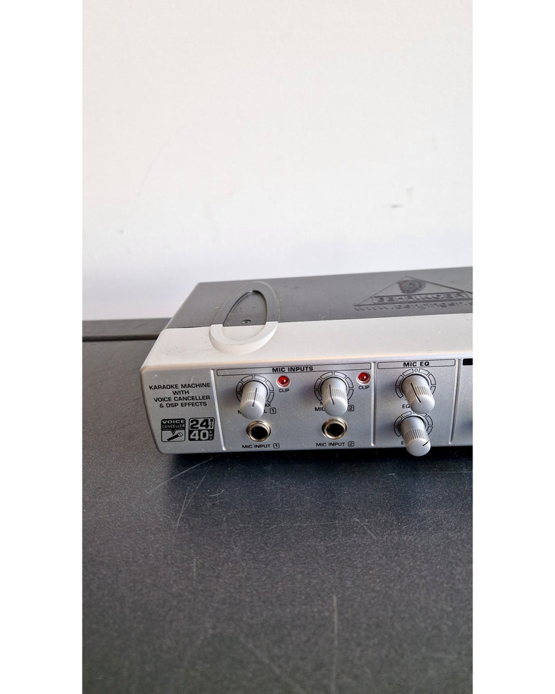 Behringer MiniMix MIX800 - Karaoke System - Silver - Excellent w/ Original Box, Manuals, Power Supply - Image 9