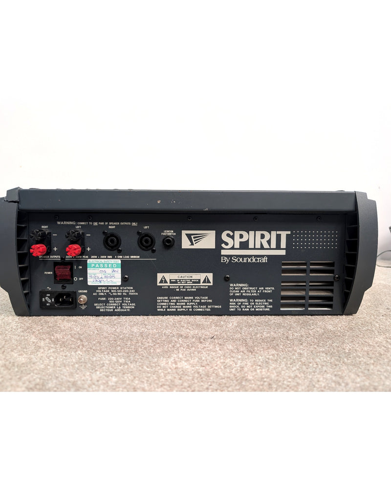 Soundcraft Spirit Powerstation - Mixer - Black - Fair w/ Soft Case - image 13