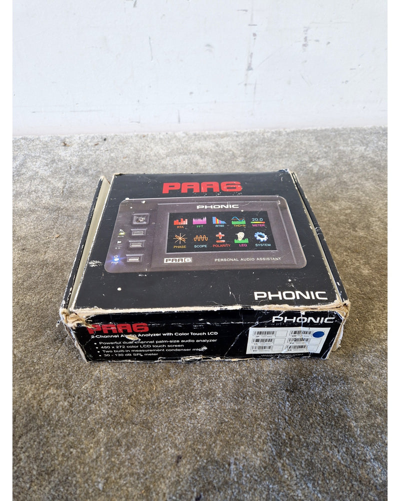 Phonic PAA6 Audio Analyzer - Professional Grade - Spares or Repair w/ Original Box & Power Supply - Image 13