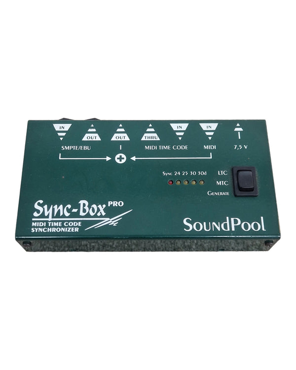 SoundPool Sync-Box Pro - MIDI Interface - Green - Very Good