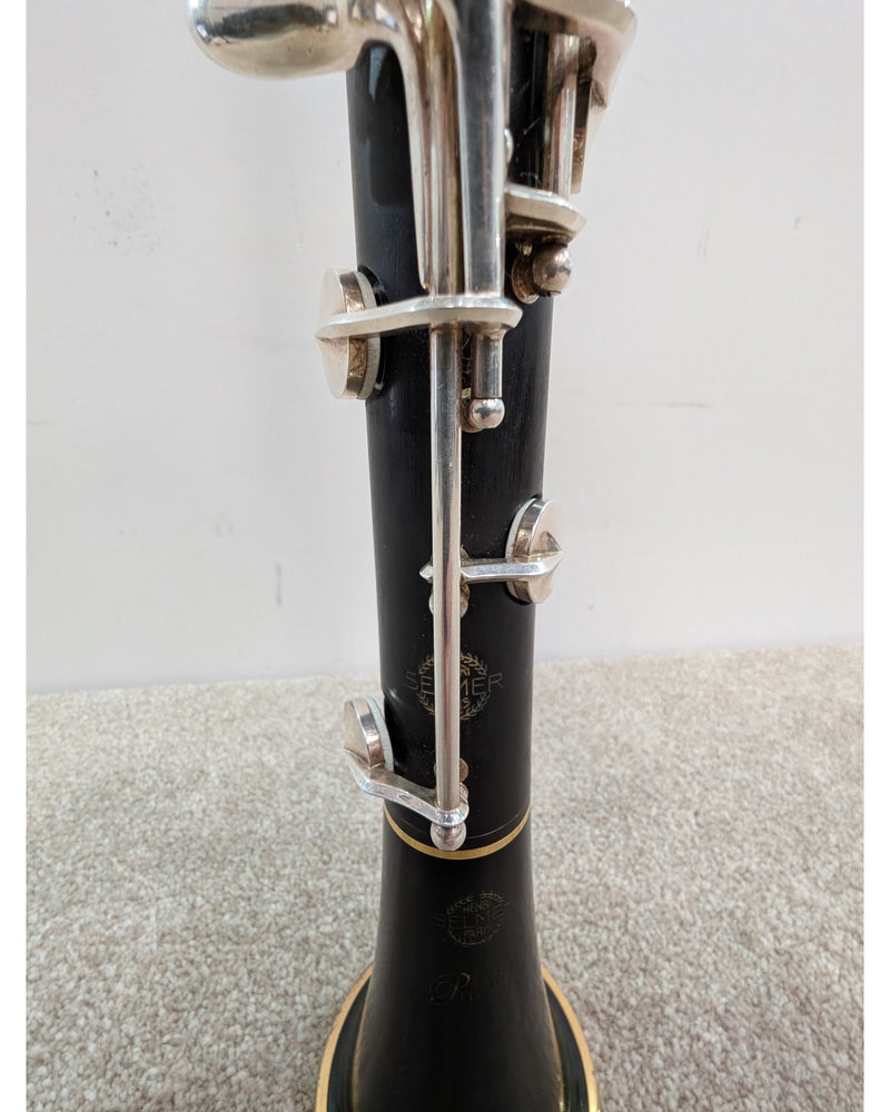 Selmer Privilege Clarinet - Clarinets & Flutes - Black With Silver-Coloured Keywork And Gold-Coloured Rings - Good w/ Hard Case - image 8