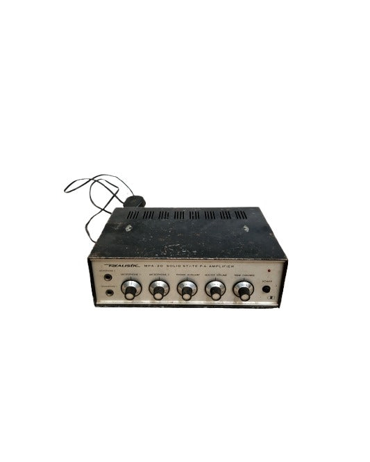 Realistic MPA-20 - Power Amplifier - Fair - image 1
