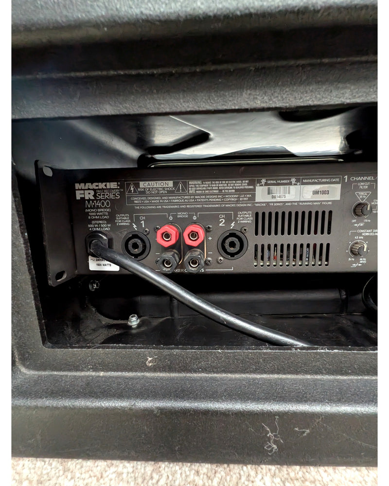 Mackie M1400 - Power Amplifier - Good w/ Hard Case - image 14