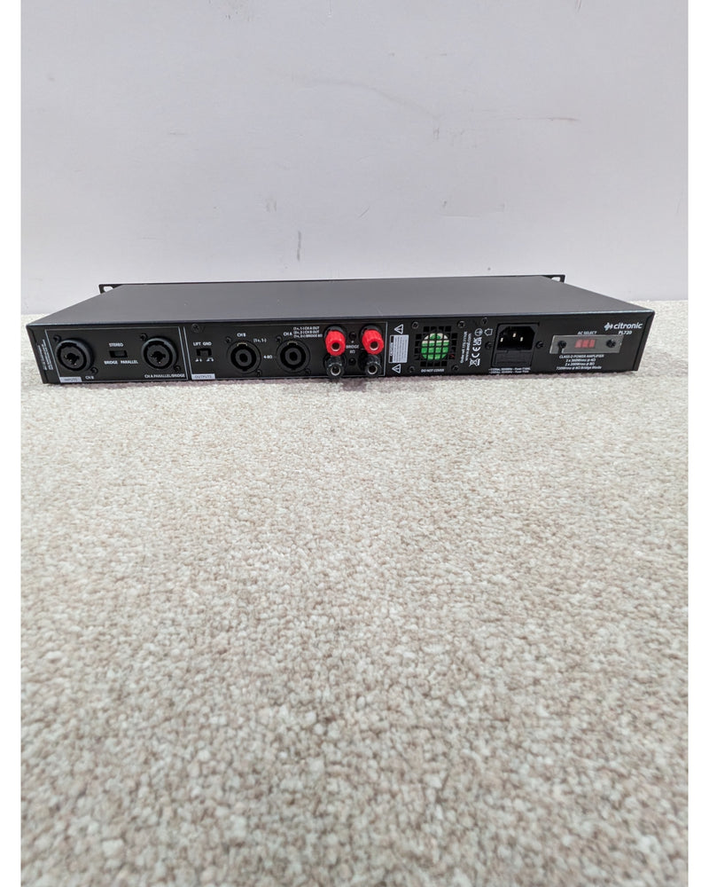 Citronic PL720 - Power Amplifier - Black/Dark Blue - Very Good - image 12