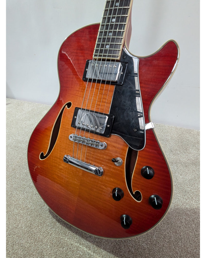 Comins GCS-1 - Electric Guitar - Cherry Sunburst - Very Good w/ Hard Case - image 15