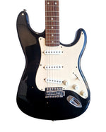 Squire Stratocaster Affinity - Black Electric Guitar - Good - Image 1