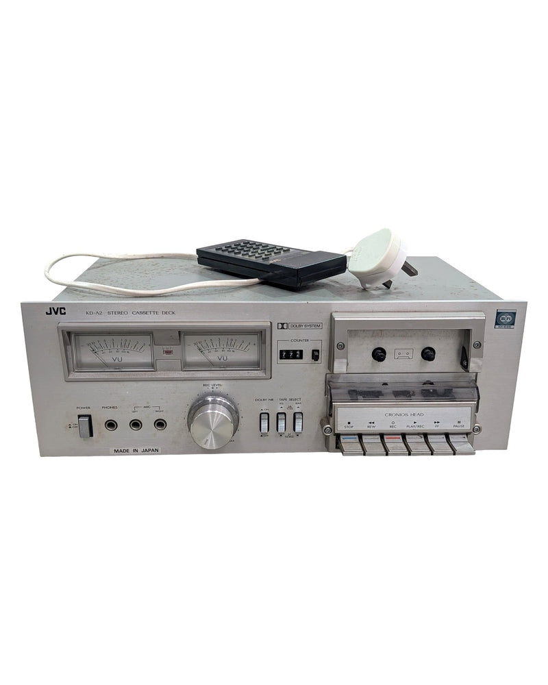JVC KD-A2B - Cassette Deck - Silver - Fair - image 1