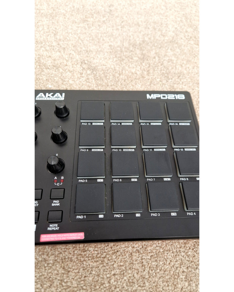 AKAI MPD218 - MIDI Controller - Like New w/ Original Box & USB Cable - image 10