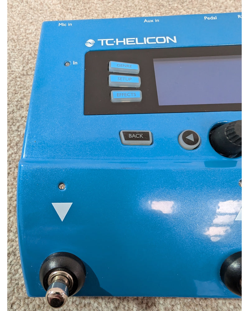TC-Helicon VoiceLive Play - Multi-Effects Pedal - Blue - Good w/ Power Supply - image 9