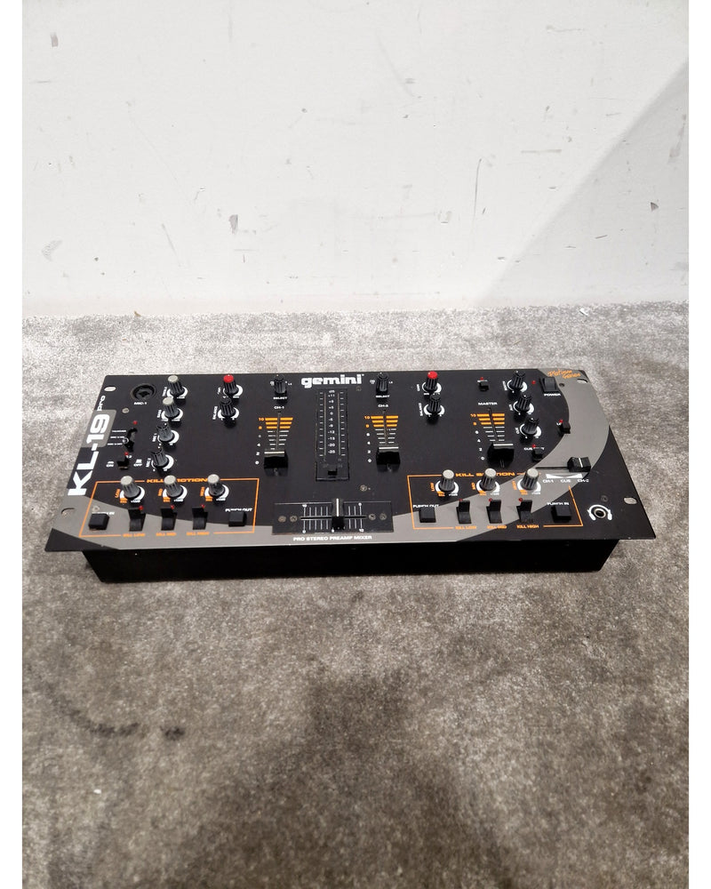 Gemini KL-19 Pro - DJ Mixer - Black DJ Mixer - 4-Channel - Good w/ Original Box - Image 4