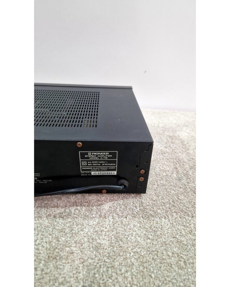 Pioneer A-115 - Hi-Fi Amplifier - Black - Excellent - image 9