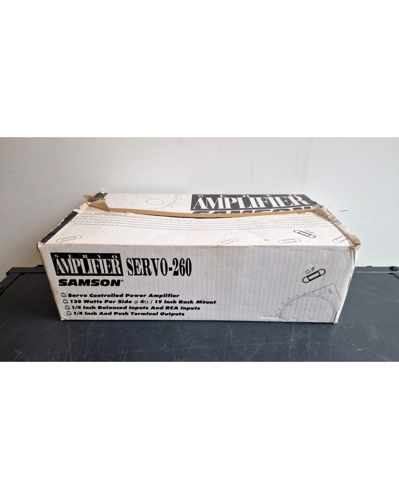 Samson Servo 260 - Power Amplifiers - Excellent w/ Manuals & Original Box - Image 13