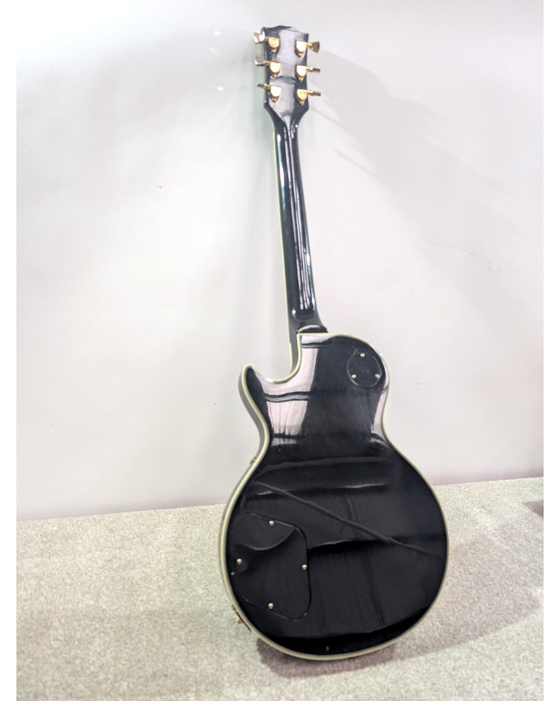 Burny Les Paul Custom  - MIC 2000s - Electric Guitar - Black - Good - image 7