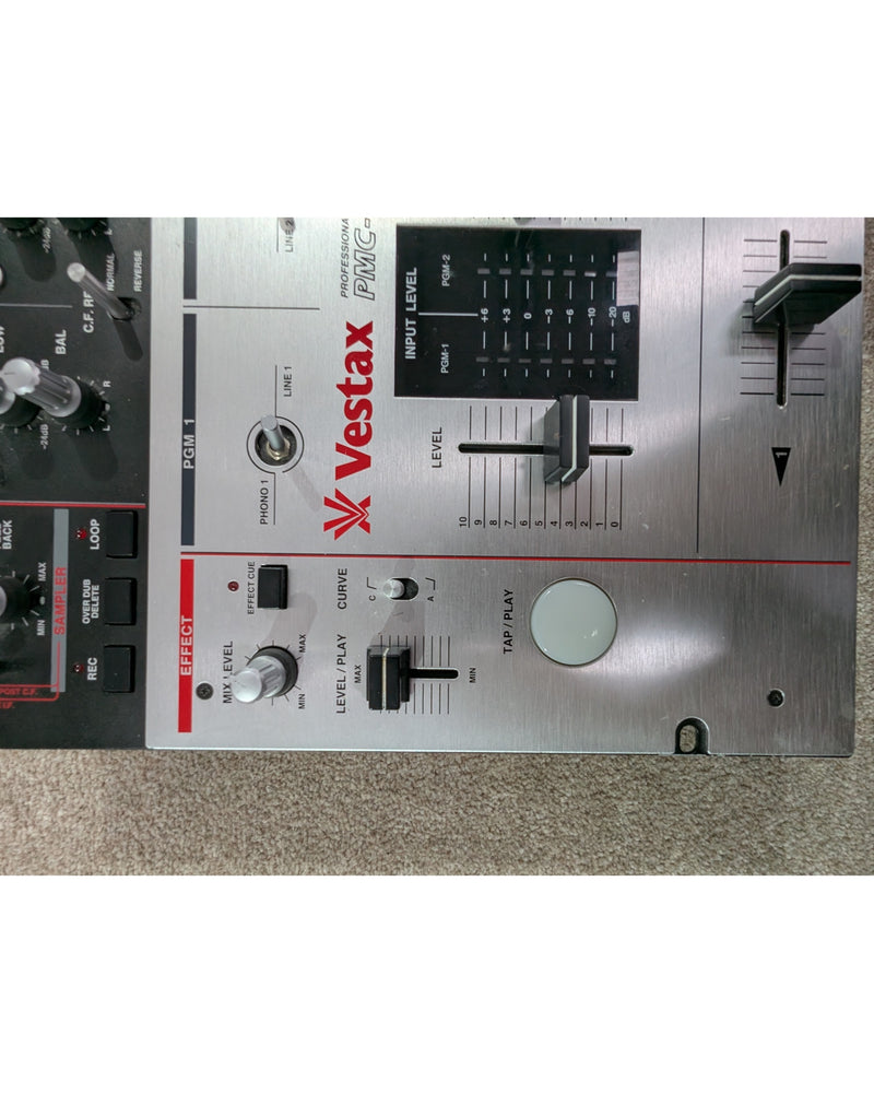Vestax PMC-05Pro SL - DJ Equipment - Silver/Black - Very Good w/ Power Supply - image 9