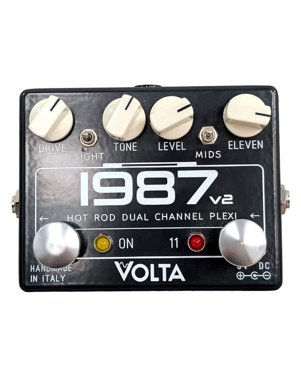Volta 1987 V2 - Overdrive & Distortion Pedals - Black - Excellent w/ Manuals