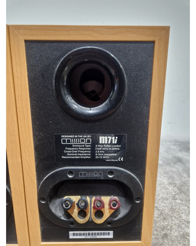 Mission m71 - Hi-Fi Speakers Pair - Black - Excellent w/ Original Box - Image 4