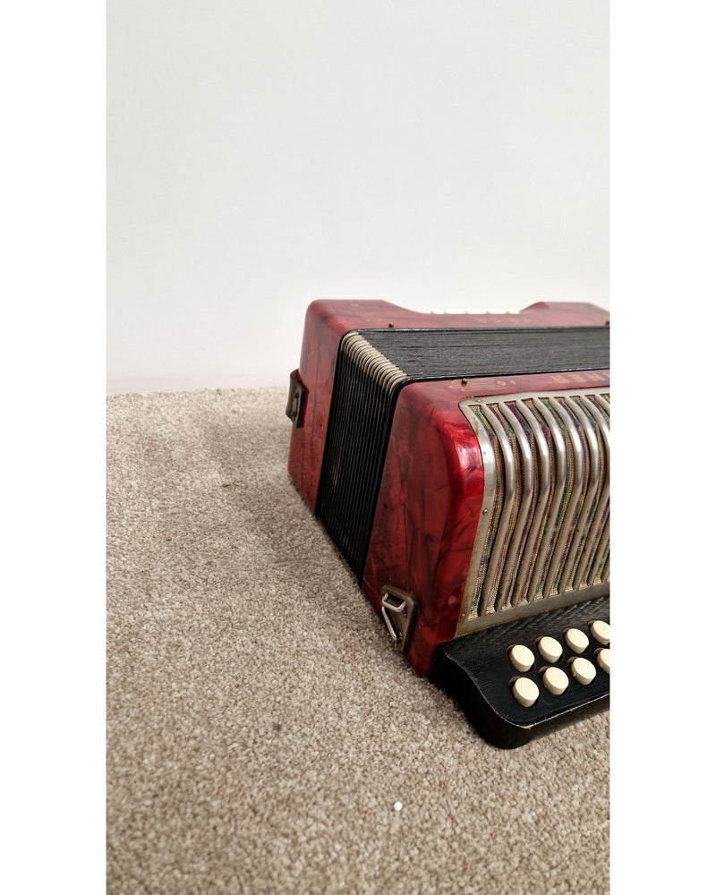 Hohner Erica - Accordion - Red - Fair - image 8