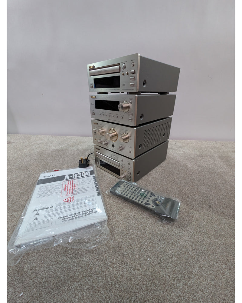 TEAC H300 System (CD, Amplifier, Tuner, Cassette Deck) - Media Player - Silver - Very Good w/ Original Box - image 5