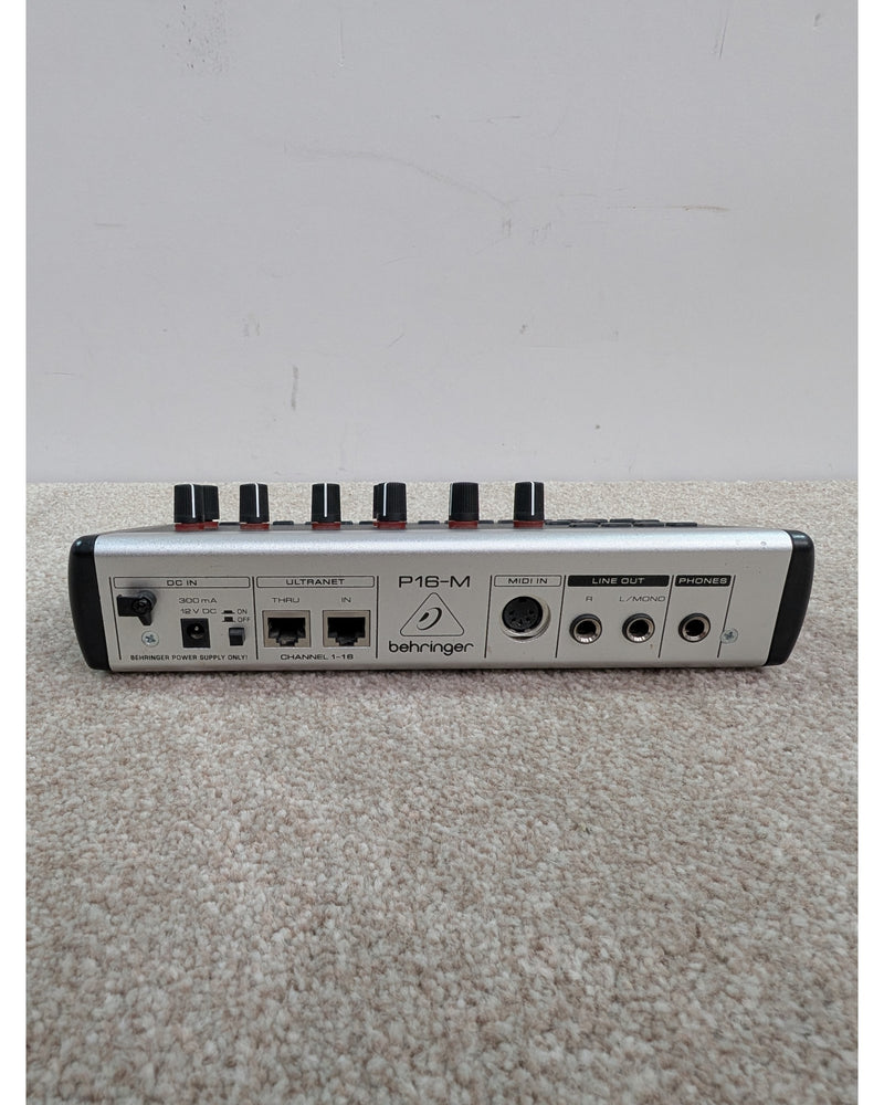 Behringer Powerplay P16-M - Mixer - Silver/Black - Good w/ Power Supply - image 7