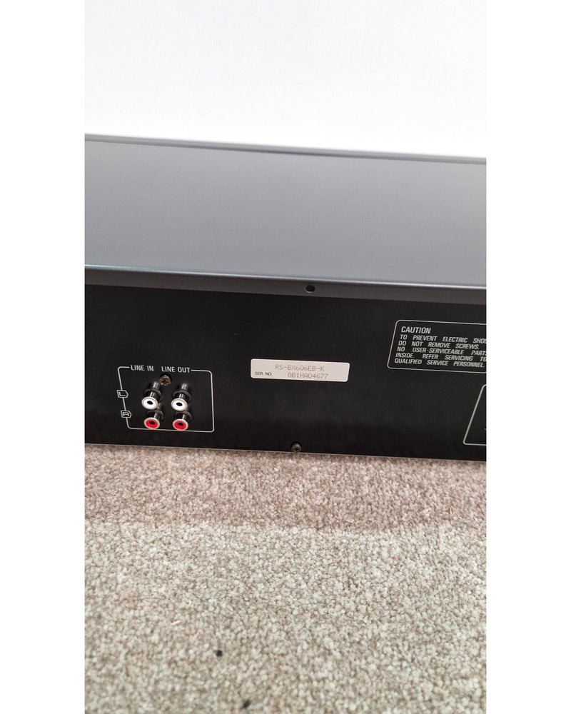 Technics RS-BX606 - Cassette Deck - Black - Very Good - image 3