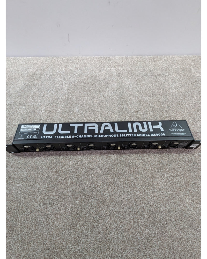 Behringer Ultralink MS8000 - Mixer - Very Good w/ Original Box & Manuals - image 8