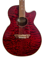Washburn EA18TR Electro-Acoustic Guitar Red - Cutaway Design - Excellent - Refurbished - Image 1