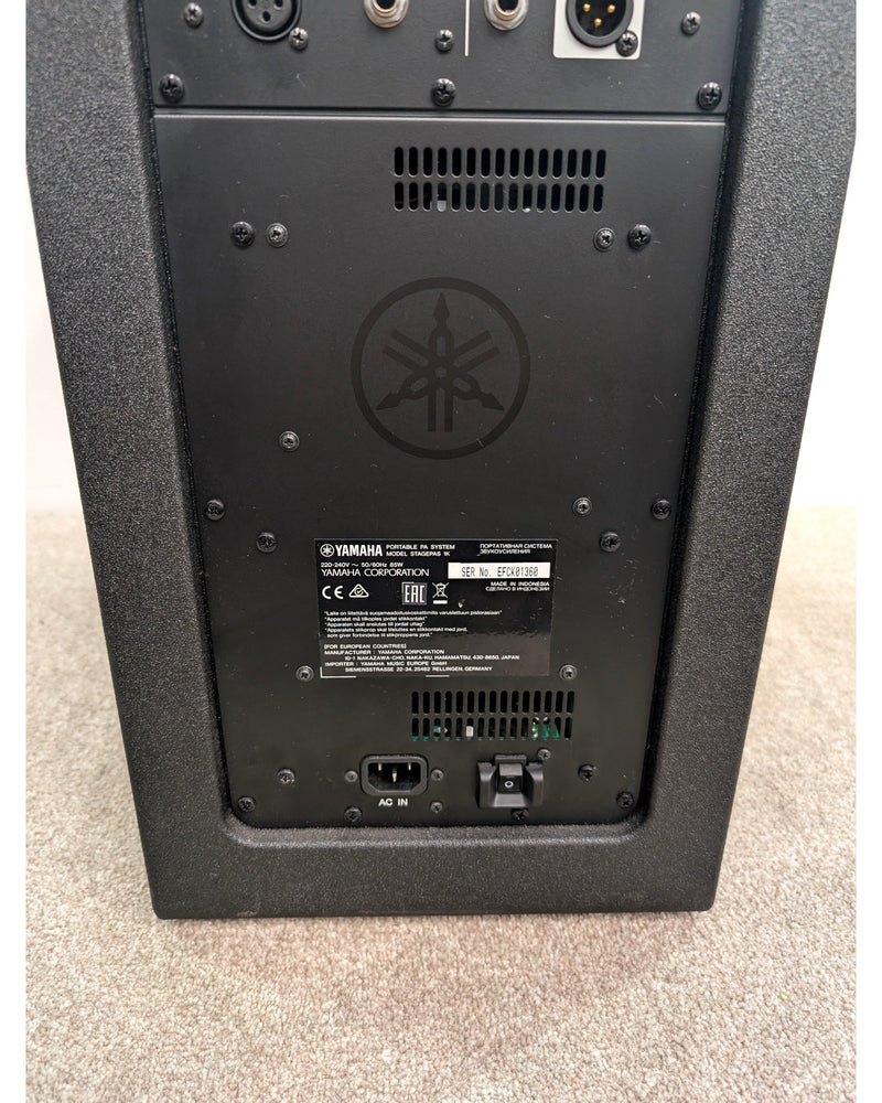Yamaha Stagepas 1K - PA Speaker - Black - Excellent w/ Soft Case & Manuals - image 6
