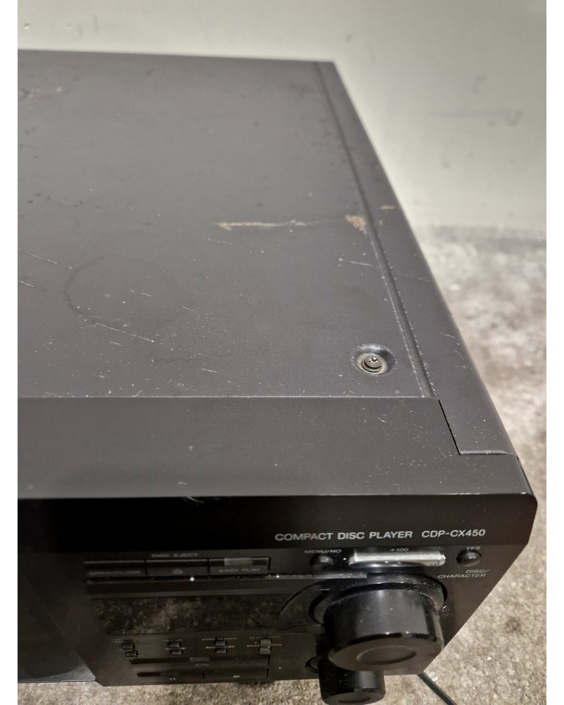 Sony CDP-CX450 CD Player - Black CD Player - 400 Disc Capacity - Spares or Repair - Image 12