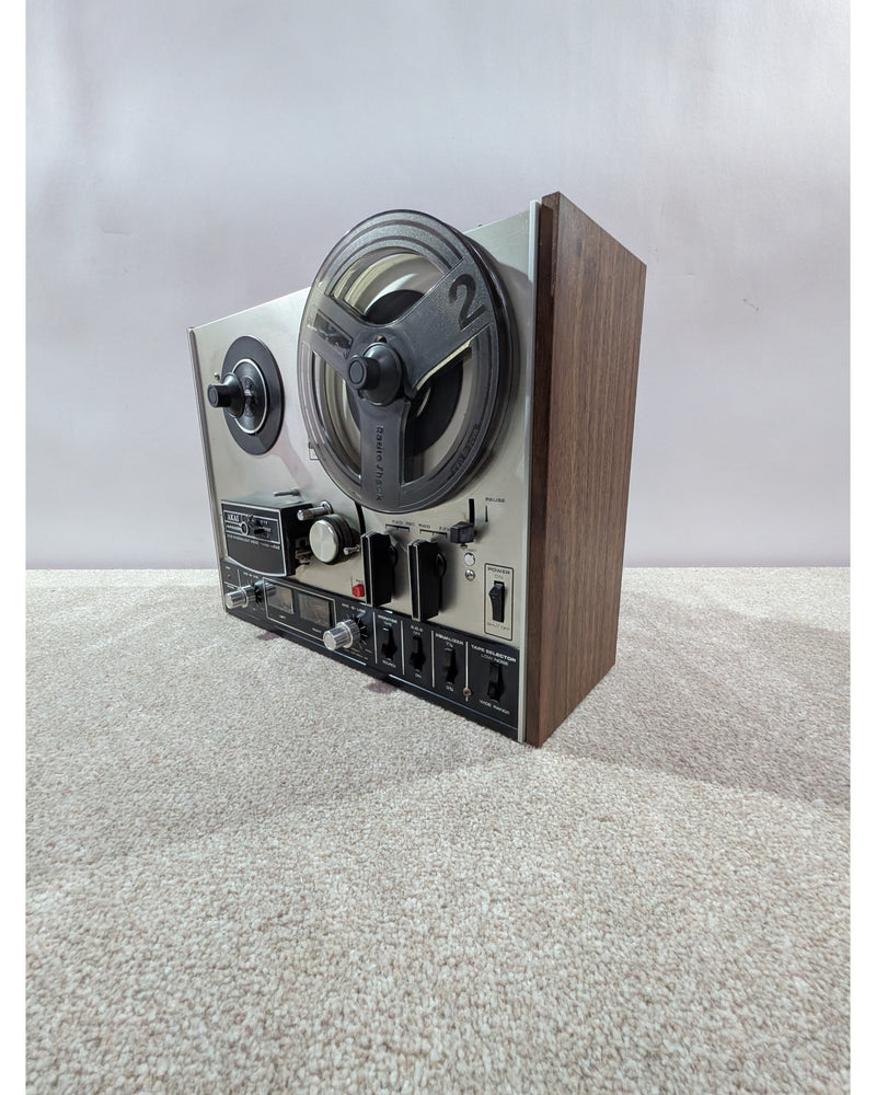 Akai 4000DS - Reel to Reel Tape Player - Silver/Black/Wood - Good w/ Manuals - image 3