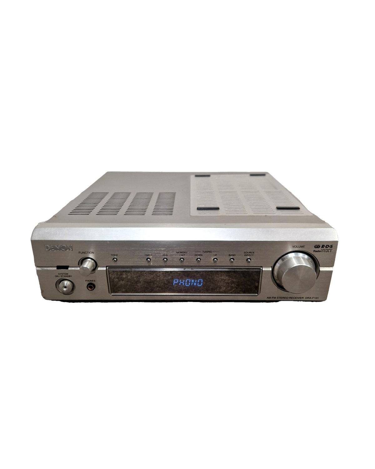 Denon DRA-F101 - AM-FM Stereo Receiver - Compact Design - Good