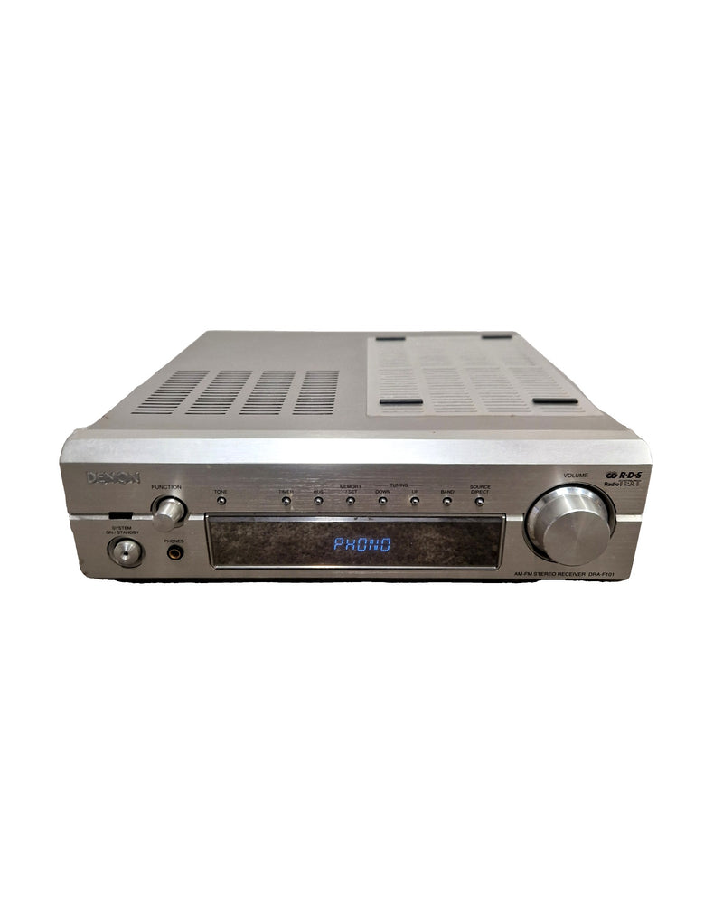 Denon DRA-F101 - AM-FM Stereo Receiver - Compact Design - Good - Image 1