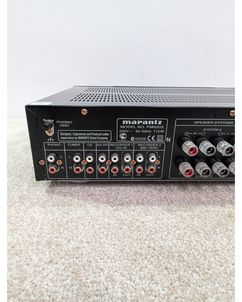 Marantz PM5003 - Hi-Fi Amplifier - Black - Excellent w/ Remote Control & Manuals - image 6